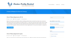 Desktop Screenshot of christianmonthlystandard.com